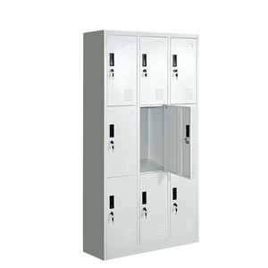 <span class=keywords><strong>Casier</strong></span> en acier sécurisé et verrouillable à 9 compartiments pour les ouvriers - Product Image 5