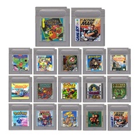 Nouvelle cartouche Game Boy Color de haute qualité avec étui de protection transparent
