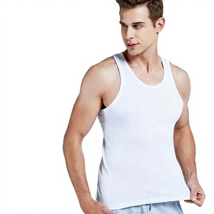 Camiseta sin mangas de gimnasio con capucha personalizable de algodón 100% para hombre, ropa deportiva cómoda, camiseta sin mangas con diseño impreso en 3D sin costuras - Product Image 1