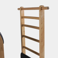 Machine d'entraînement Pilates haut de gamme en bois de chêne de couleur personnalisée, Reformer Pilates réglable avec Ladder Barrel, pour studio et usage domestique