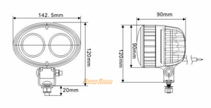 Kho Cho Người Đi Bộ Xe Nâng Mũi Tên Đèn Led An Toàn Tại Chỗ Màu Xanh Đỏ Cảnh Báo Ánh Sáng - Product Image 6