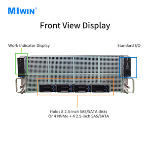 Nueva Estación de Trabajo con Doble CPU Intel Xeon de 4ª/5ª Generación, 8 Tarjetas, para Aprendizaje Profundo, IA, Computación HPC, Servidor de IA de 4U y 8 Tarjetas para 5090 - Product Image 5
