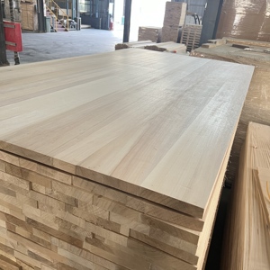 Meilleur prix pour des panneaux en bois de peuplier massif de 20 mm, 25 mm, 30 mm, finition UV, pour plateau de table - Product Image 2