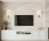 Panneau de mélamine MDF à texture de bois blanc premium pour projets de bricolage, étagère, armoire, meubles 96 pouces x 48 pouces x 3/4 pouce