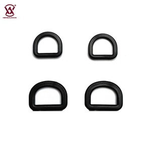 Moda negro D-Ring hebilla Pom Material plástico cincha cinturón hebilla para equipaje bolsa mochila - Product Image 1