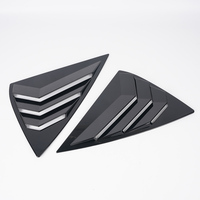 Accessoires de voiture Vent de fenêtre arrière Scoop Side Window Triangle Louver Cover Vents pour Nissan Sentra Sylphy 2012-2019