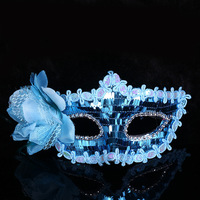 Vente en gros Mascarade Masque laser Fleur vénitienne Masques pour les yeux Fête de Noël Ballon de danse Cosplay Masque de sport