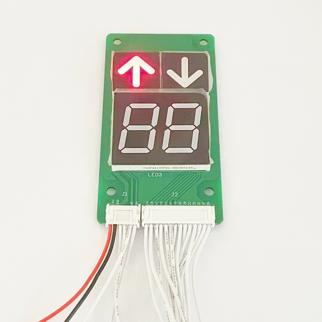 Custom Parallel 7 Segment LED Display Floor Indicator Discount Item for Elevator Parts-COP LOP Panel for Hotels Apartments