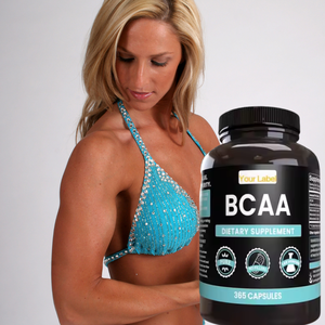 Etiqueta privada BCAA Cápsulas Suplementos de aminoácidos para Muscle Recory Natural BCAA Powder - Product Image 4