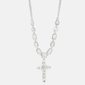 BELLEWORLD 힙합 남성용 크로스 목걸이 좋은 품질의 웨딩 목걸이 보석 신부 모조 다이아몬드 크리스탈 스톤 목걸이 - Product Image 4