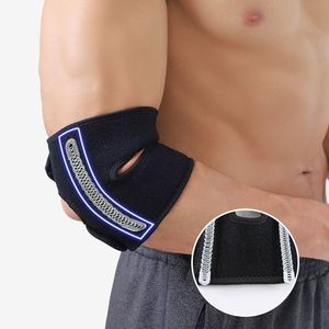 Soporte de Codo para Golfistas, Correa Ajustable Anticolisión, Protector de Codo Antideslizante, Soporte de Codo Elástico con Resorte para Artritis - Product Image 3