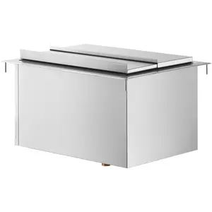 Customized Commercial Restaurant Kitchen Ice Cooling Bin 304 Stainless Steel Drop In Ice Bin