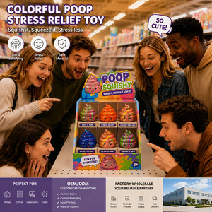 Wholesale Hot sale Flowing Pattern Poop Maltose Squeeze Stress Relief Toy Slow <b>Rebound</b> from Factory OEM/ODM - Product Image 2