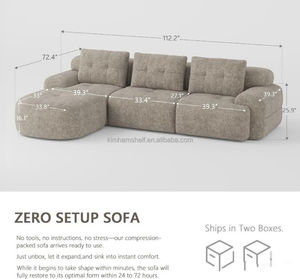 โซฟาพกพาวัสดุ PC รุ่นใหม่ พร้อมระบบควบคุมผ่านแอป ดีไซน์กะทัดรัด เหมาะสำหรับใช้ในบ้าน สำนักงาน และโรงแรม - Product Image 6