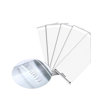 250 bandes de ventilateur faciles pour le volume Fournitures d'extension de cils Volume Lashes Storage Sticky Strip fournitures d'extension de cils