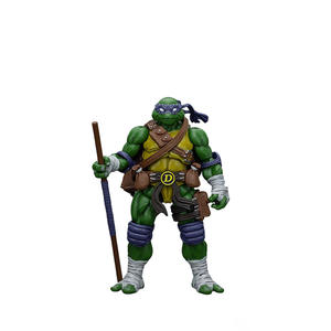 <span class=keywords><strong>JOYTOY</strong></span> TMNT-ดอนเนตโต้ ฟิกเกอร์แอคชั่นขนาด 1/18 โมเดลขยับได้ ของสะสม ตุ๊กตาจิ๋ว รูปปั้นขนาดเล็ก อุปกรณ์เสริมตัวละคร ฐานตั้ง - Product Image 1