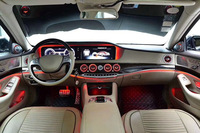 ICarsin Éclairage d'ambiance intérieur LED 64 couleurs amélioré pour Mercedes Benz Classe S W222 2013-2020 Accessoires de bande lumineuse d'ambiance