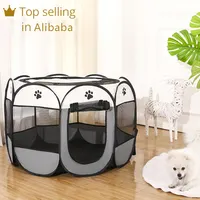 Accessori portatili Oxford Doggie Kennel Dog Tent gabbie per gatti box pieghevole per animali domestici