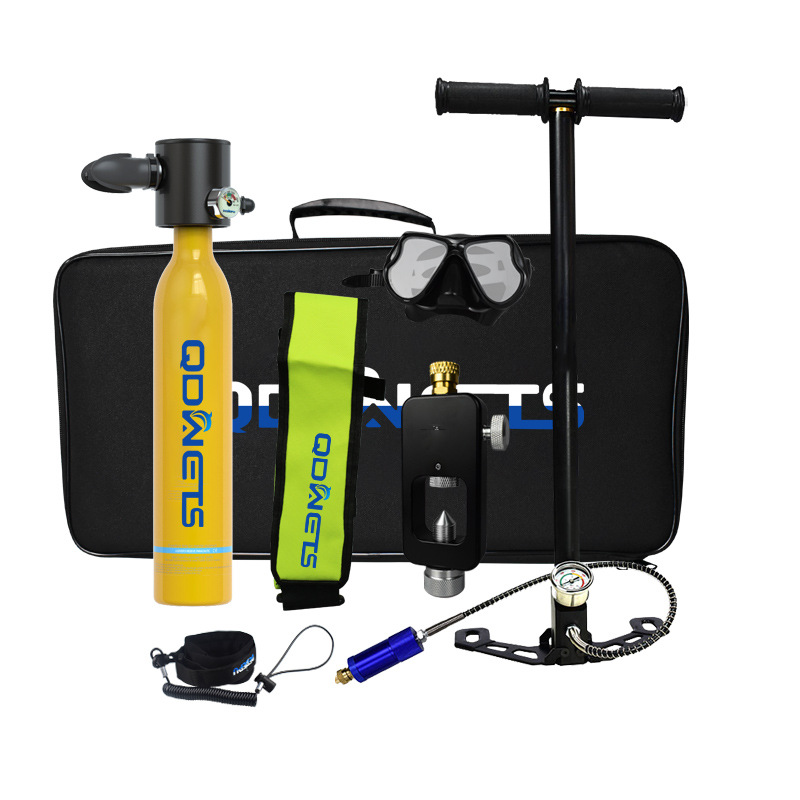 Bouteille D'oxygène Mini Jacksing – 2L – Jaune – Kit De Plongée – Neuf