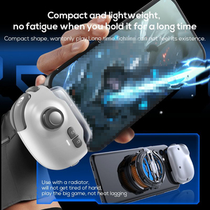 Profesional Tipo-C Teléfono móvil Gamepad Joystick Grip Rocker Gaming <span class=keywords><strong>Trigger</strong></span> con puerto de carga - Product Image 5