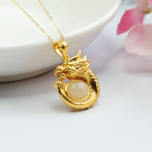 2026 S925 จี้หยกซีมังฮอตเทียนฝังเงิน สร้อยคอสำหรับเจ้าของ จัดส่งสด S2081908 - Product Image 2