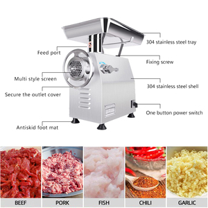 <b>Meat</b> Vegetable Food Processing Machinery Chilli Ginger Grinding Machine Minced <b>Meats</b> Machine Motorized Frozen <b>Meat</b> <b>Grinders</b> - Product Image 2