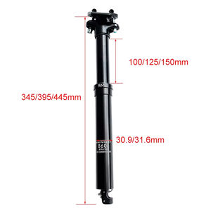 Tija <span class=keywords><strong>de</strong></span> sillín ajustable KS EXAFORM 860i con suspensión neumática, amortiguador y cableado interno con control remoto - Product Image 2