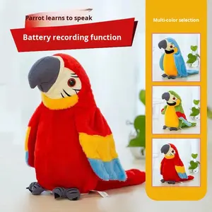 Knuffels Record Pratende Papegaaien Simuleren Kinderjongens En Meisjes Elektrisch Speelgoed Pratende Geschenkmodellen Kindercadeaus - Product Image 2