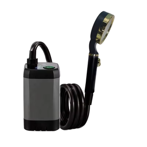 Pompe de douche électrique portable 6000 mAh, conception étanche pour le camping en plein air, la randonnée, capacité durable de 20 L en plastique pour le bain des animaux de compagnie - Product Image 4
