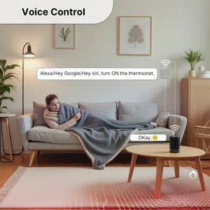 <span class=keywords><strong>Termostato</strong></span> Inteligente WiFi <span class=keywords><strong>MOES</strong></span> Tuya Matter, Controlador de Temperatura para Caldera de Agua, Calefacción Eléctrica, Compatible con Alexa, Google y SmartThings - Product Image 3
