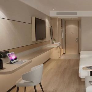 Customized Modern Indoor and Outdoor <b>Wooden</b> <b>Table</b> Set Luxury Hotel Bedroom Apartment Furniture with Panel Style - Product Image 4