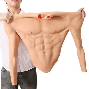 Costume musculaire réaliste de grande taille 2024 avec forme de poitrine en silicone pour les <span class=keywords><strong>bras</strong></span>, muscle abdominal réaliste, <span class=keywords><strong>faux</strong></span> torse pour cosplay - Product Image 4