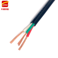 Kabel Fleksibel H05VV-F/H03VV-F RVV 3C 4C 5C 0.75mm 1mm 1.5mm 2.5mm 4mm 6mm 4x2.5mm2 Multi Core Tembaga Fleksibel