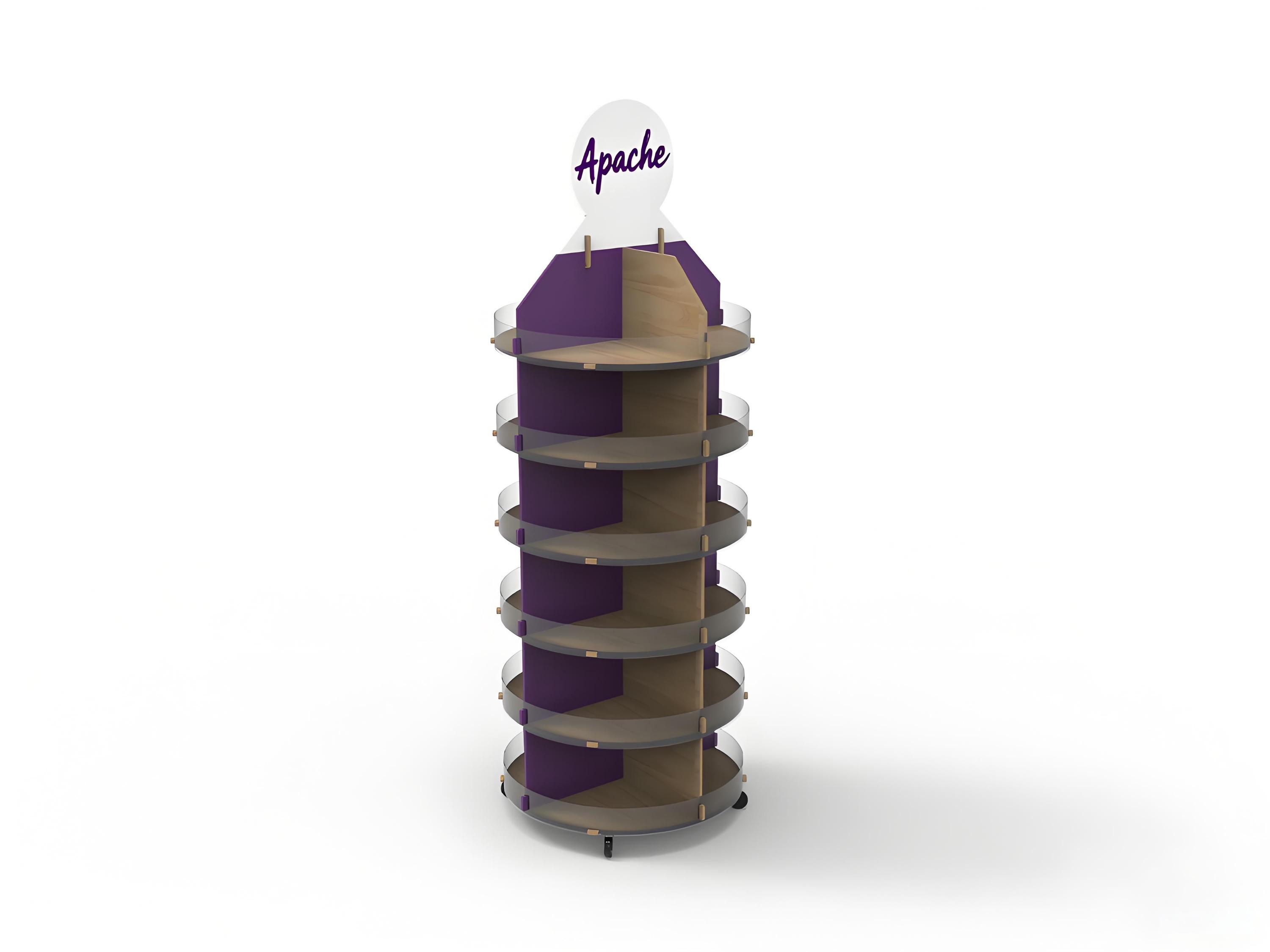 Apache Custom Wooden Toy Display Stand Display Rack for Supermarket & Retail Store & Toy Store — view 3