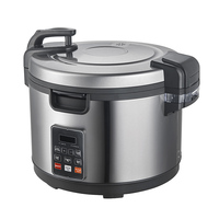 Autocuiseur Commercial Grande Taille 2500W 21L en Acier Inoxydable, Cuisson Rapide du Riz et des Sushis, Pot à Minuterie Automatique, Usine OEM ODM