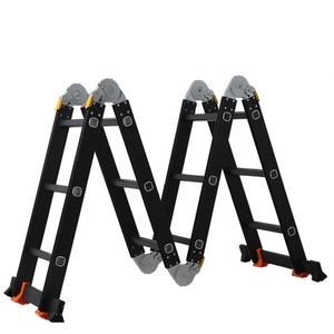 <span class=keywords><strong>Precio</strong></span> al por mayor, alta calidad, 4,65 M, nueva <span class=keywords><strong>escalera</strong></span> plegable multifuncional, <span class=keywords><strong>escalera</strong></span> <span class=keywords><strong>de</strong></span> <span class=keywords><strong>aluminio</strong></span> con bisagra grande, 4x4 y <span class=keywords><strong>16</strong></span> <span class=keywords><strong>escalones</strong></span> - Product Image 1