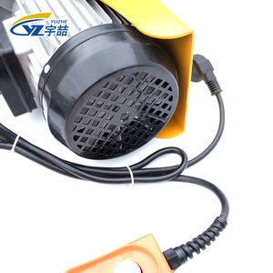 Alat Angkat Listrik Tali Kawat 120V untuk Konstruksi, Industri, Pabrik, Mini 300kg, Mikro 200kg, Kapasitas Angkat 500kg - Product Image 2