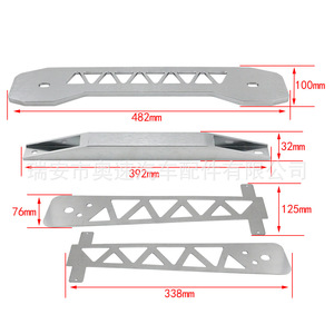 Kit de brazo de control inferior y barra de acoplamiento de subchasis de aleación de aluminio para Honda Civic 482mm 392mm 338mm 76mm - Product Image 1