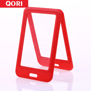 <span class=keywords><strong>QORI</strong></span> acrylique porte-carte de visite bloc porte-carte d'identité rétractable personnalisé - Product Image 3
