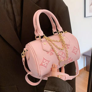 Bolso de Hombro de Cuero para Mujer a Precio Favorable, Bolsos Tote Casuales para Mujer, Bolso Bandolera Pequeño con Diseño en Relieve - Product Image 1