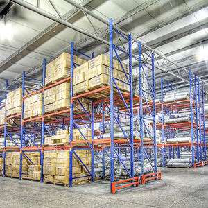 Sistema de Estanterías Metálicas <span class=keywords><strong>Huisen</strong></span> de 7 Niveles, Estantería de Vigas para Paletas, Estantería de Alta Resistencia - Product Image 1