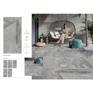 Europe Hot Selling Olga Beige 600x1200mm Anti Slip Rustic Porcelain Floor Tiles - Product Image 6