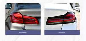 Luci Posteriori a LED per BMW G30 F90 M5 Serie 5 2018 <span class=keywords><strong>2019</strong></span> 2020, Indicatori di Direzione Sequenziali, Fari Posteriori Bianchi Trasparenti, Accessori - Product Image 6