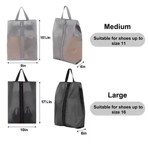 High-quality Translucent Waterproof Medium And Large Multicolor Traveling Shoe Bags For Men And Women