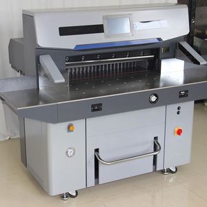 Industrial Heavy Duty <b>Hydraulic</b> Computerized Guillotine Paper <b>Cutter</b> 920mm Paper Cutting Machine - Product Image 4