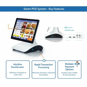 Touchscreen restaurant alles-in-één kassasysteem desktopcomputer Android kassa terminal systeem - Product Image 4