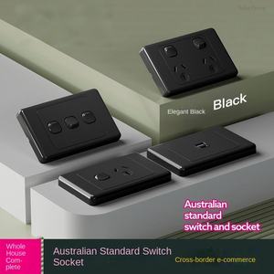 Enchufe e interruptor estándar australianos, toma de corriente dual USB AU, toma de corriente GPO individual con interruptor. - Product Image 2