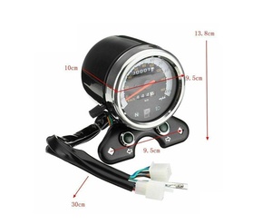 High Quality <b>Modified</b> Motorcycle Accessories Motorcycle Instrumentation Black Vintage Mechanical Instrumentation for CG125 GN125 - Product Image 5