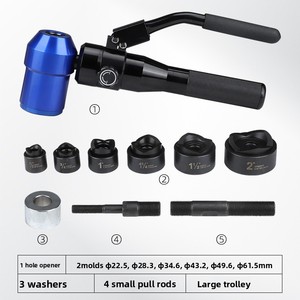 เครื่องเจาะรูแผ่นอลูมิเนียมแบบไฮดรอลิก รุ่น TPA-8A แบบแมนนวล ใช้งานได้หลากหลาย ระยะชัก 22 มม. กำลังกด 8 ตัน - Product Image 5