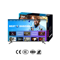 Téléviseur LED intelligent Android personnalisable OEM de 85 pouces, télévision 4K avec 24, 32, 40, 43, 50, 55, 60, 65, 75 pouces, téléviseur normal